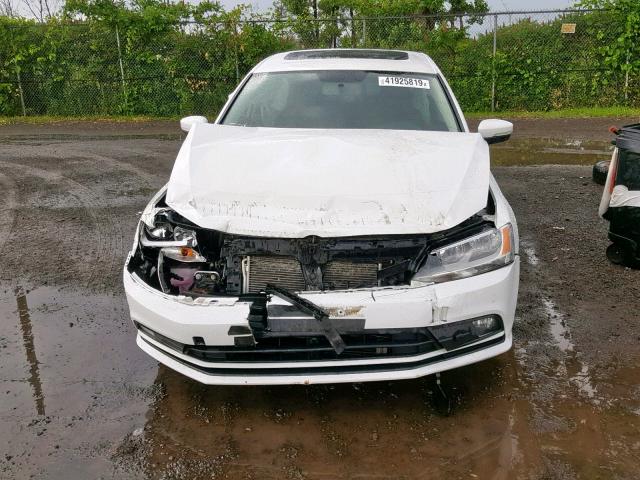 3VWWA7AJ9FM243817 - 2015 VOLKSWAGEN JETTA TDI WHITE photo 9