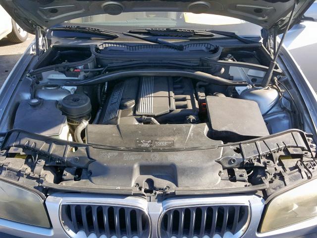 WBXPA73414WC39410 - 2004 BMW X3 2.5I BLUE photo 7