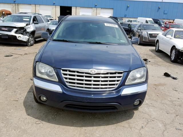 2C8GF68494R549164 - 2004 CHRYSLER PACIFICA BLUE photo 10