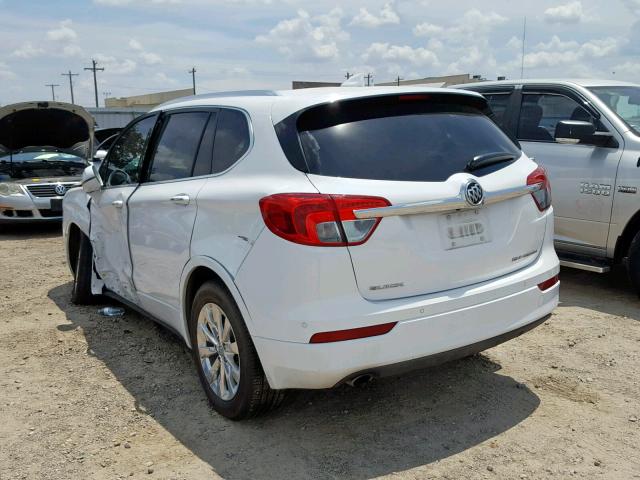 LRBFX1SA8JD006848 - 2018 BUICK ENVISION E WHITE photo 3