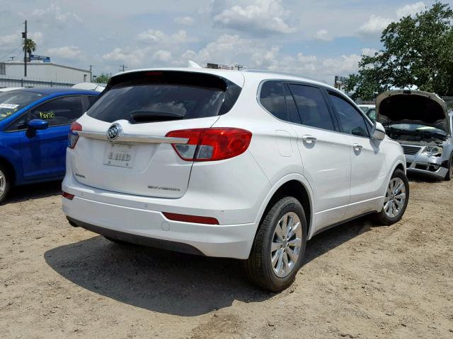 LRBFX1SA8JD006848 - 2018 BUICK ENVISION E WHITE photo 4