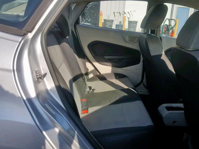 3FADP4AJ7CM110904 - 2012 FORD FIESTA S SILVER photo 6