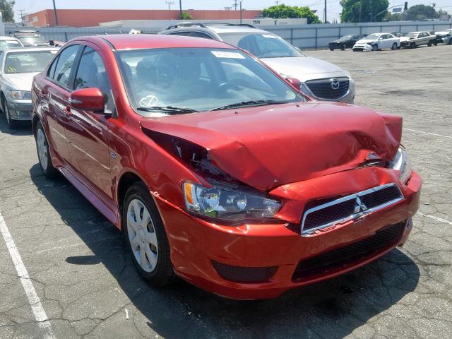 JA32U2FU0FU017934 - 2015 MITSUBISHI LANCER ES RED photo 1