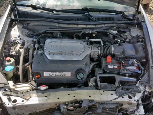 1HGCP36868A041571 - 2008 HONDA ACCORD EXL SILVER photo 7