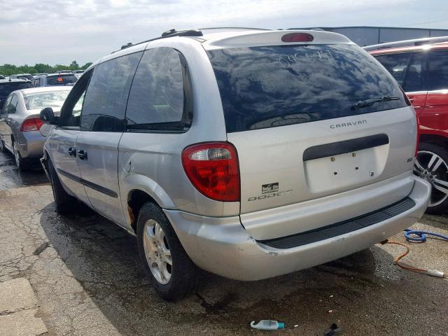 1D4GP25R83B270957 - 2003 DODGE CARAVAN SE SILVER photo 3