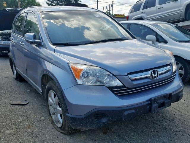 JHLRE48747C099984 - 2007 HONDA CR-V EXL BLUE photo 1