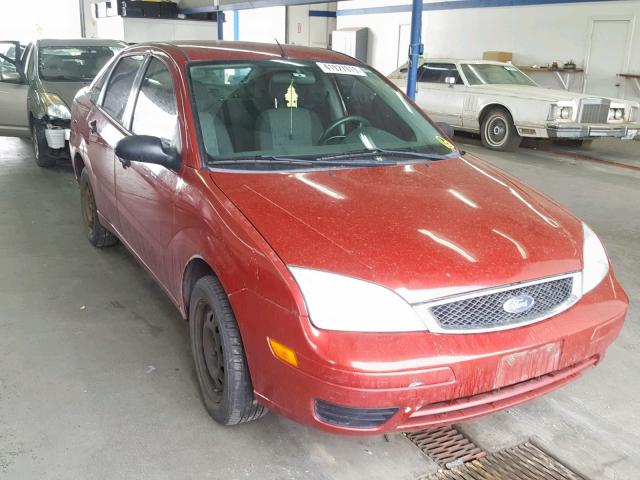 1FAFP34N65W207063 - 2005 FORD FOCUS ZX4 RED photo 1