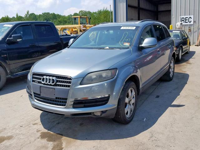 WA1AY74L57D044552 - 2007 AUDI Q7 3.6 QUA BLUE photo 2