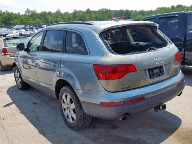 WA1AY74L57D044552 - 2007 AUDI Q7 3.6 QUA BLUE photo 3