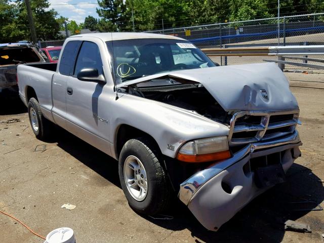 1B7GL22XXYS515650 - 2000 DODGE DAKOTA WHITE photo 1