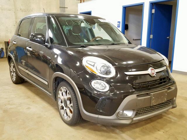 ZFBCFADH5EZ022633 - 2014 FIAT 500L TREKK BLACK photo 1