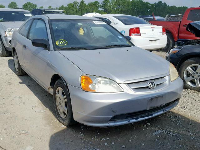 1HGEM21202L085480 - 2002 HONDA CIVIC DX SILVER photo 1