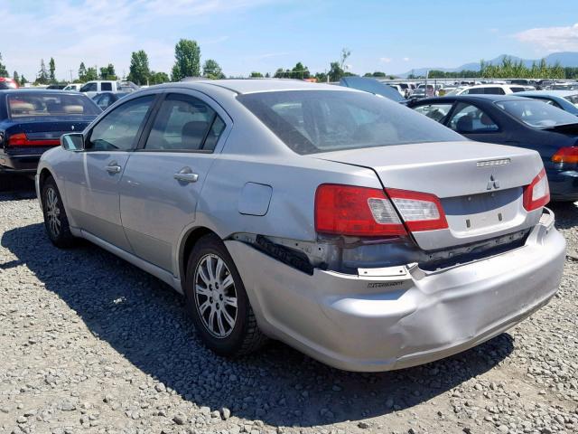 4A32B2FF5CE018430 - 2012 MITSUBISHI GALANT FE GRAY photo 3