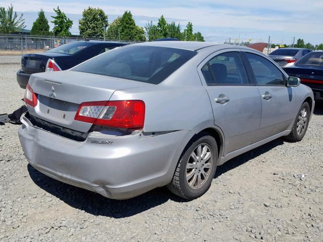 4A32B2FF5CE018430 - 2012 MITSUBISHI GALANT FE GRAY photo 4