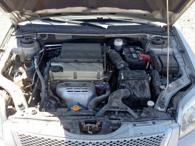 4A32B2FF5CE018430 - 2012 MITSUBISHI GALANT FE GRAY photo 7