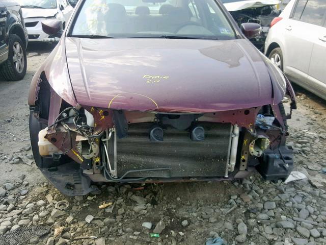 1HGCP2F4XAA097929 - 2010 HONDA ACCORD LXP RED photo 9