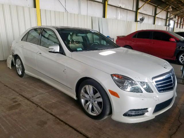 WDDHF2EB4DA709849 - 2013 MERCEDES-BENZ E 350 BLUE WHITE photo 1