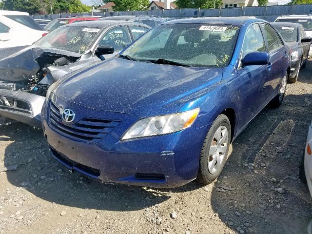 JTNBE46K173099555 - 2007 TOYOTA CAMRY NEW BLUE photo 2