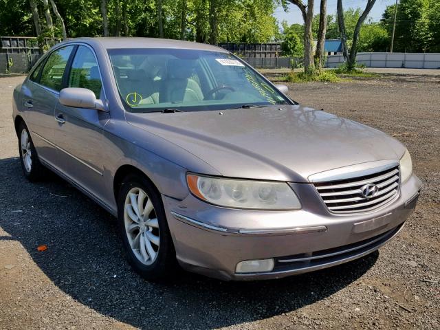 KMHFC46F86A103668 - 2006 HYUNDAI AZERA SE SILVER photo 1