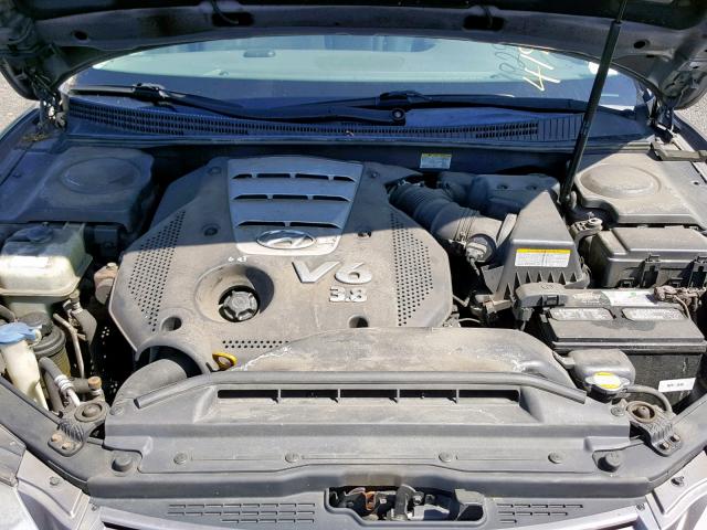 KMHFC46F86A103668 - 2006 HYUNDAI AZERA SE SILVER photo 7