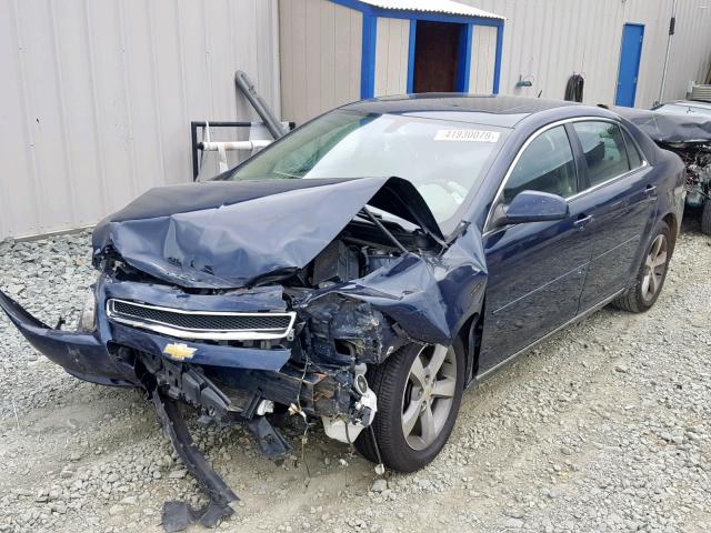 1G1ZC5E11BF113378 - 2011 CHEVROLET MALIBU 1LT 蓝色 照片 2