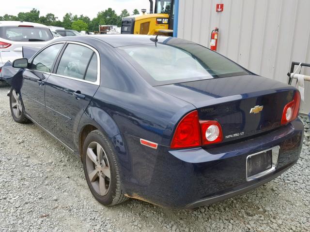 1G1ZC5E11BF113378 - 2011 CHEVROLET MALIBU 1LT 蓝色 照片 3