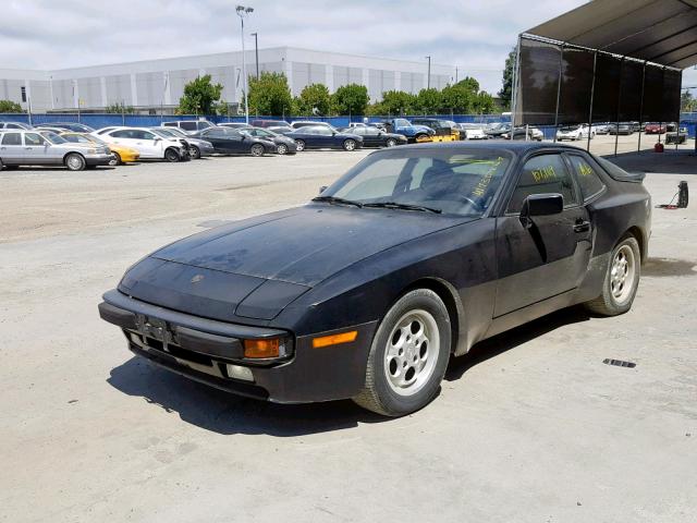 WP0AA0945GN458492 - 1986 PORSCHE 944 BLACK photo 2