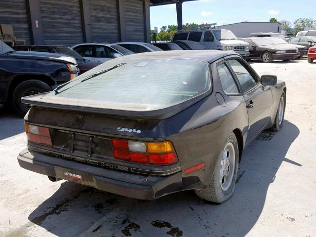 WP0AA0945GN458492 - 1986 PORSCHE 944 BLACK photo 4