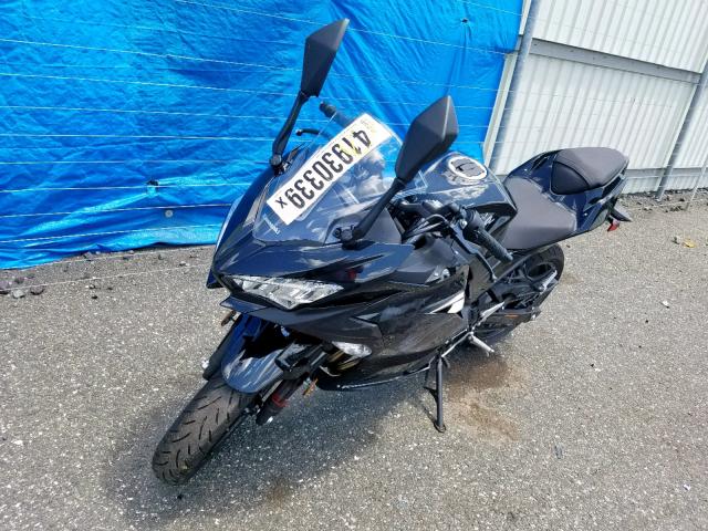 JKAEXKH13KDA30810 - 2019 KAWASAKI EX400 BLACK photo 2