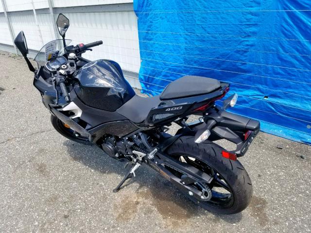 JKAEXKH13KDA30810 - 2019 KAWASAKI EX400 BLACK photo 3