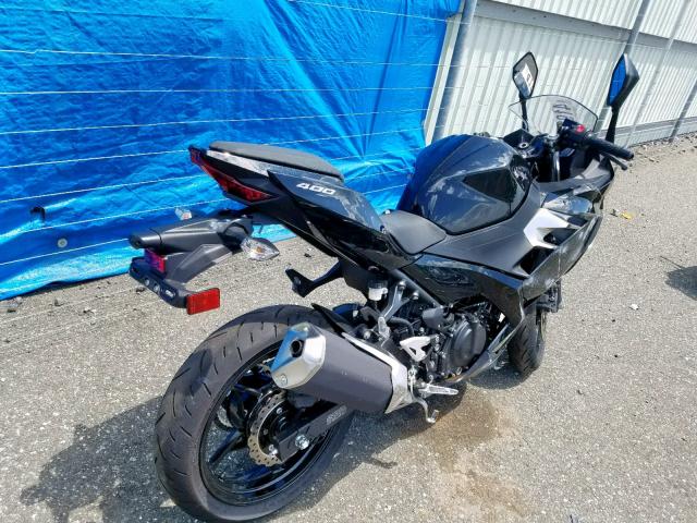 JKAEXKH13KDA30810 - 2019 KAWASAKI EX400 BLACK photo 4