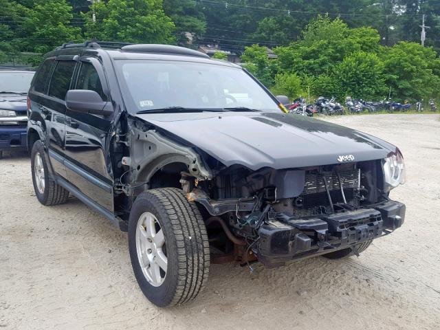 1J8GR48K98C141606 - 2008 JEEP GRAND CHER BLACK photo 1