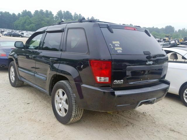 1J8GR48K98C141606 - 2008 JEEP GRAND CHER BLACK photo 3