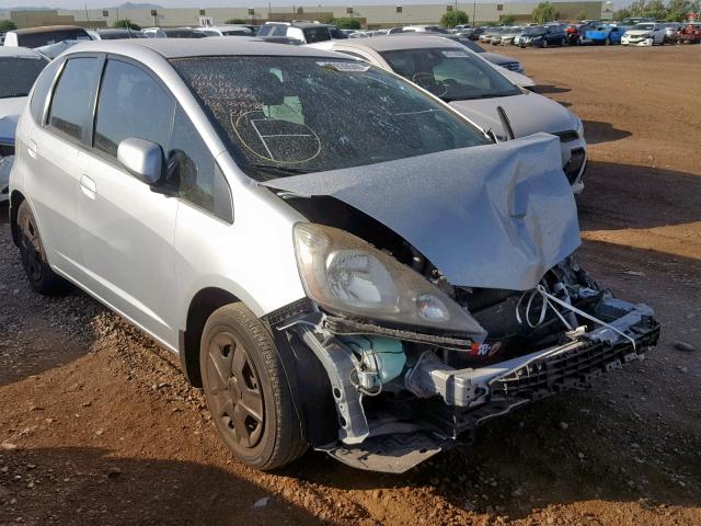 JHMGE8H3XCC033778 - 2012 HONDA FIT SILVER photo 1