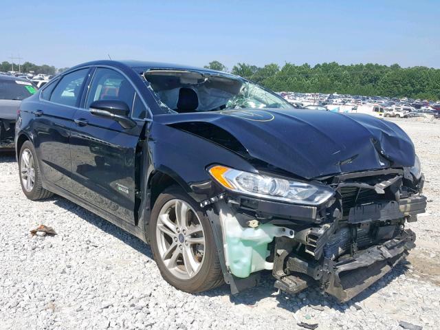 3FA6P0SU8GR211856 - 2016 FORD FUSION TIT BLACK photo 1