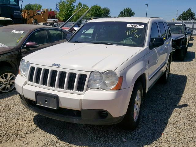 1J8HR48N08C215588 - 2008 JEEP GRAND CHER WHITE photo 2