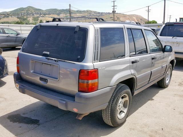 1J4GZ58S2WC167792 - 1998 JEEP GRAND CHER SILVER photo 4