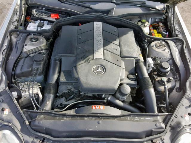 WDBSK75F34F080050 - 2004 MERCEDES-BENZ SL 500 SILVER photo 7