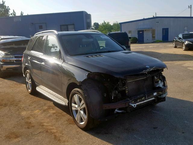 4JGDA5JB8EA304766 - 2014 MERCEDES-BENZ ML 350 BLACK photo 1