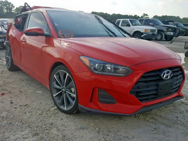 KMHTG6AF4KU003389 - 2019 HYUNDAI VELOSTER B RED photo 1