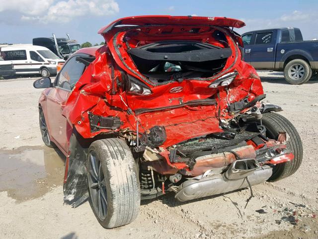 KMHTG6AF4KU003389 - 2019 HYUNDAI VELOSTER B RED photo 3