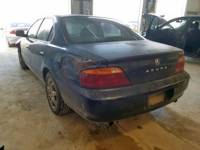 19UUA56621A032789 - 2001 ACURA 3.2TL BLUE photo 3