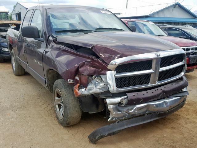 1D7HA18D84J120034 - 2004 DODGE RAM 1500 S PURPLE photo 1