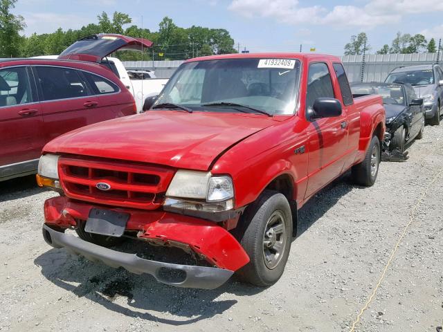 1FTYR14V2YTA72638 - 2000 FORD RANGER SUP RED photo 2