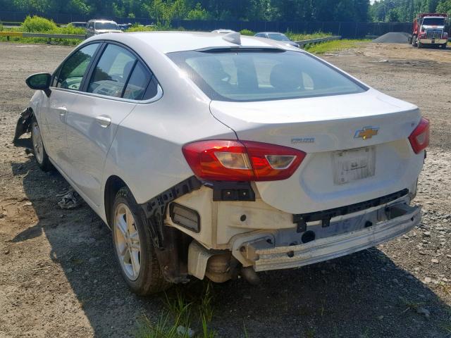 1G1BE5SMXH7230079 - 2017 CHEVROLET CRUZE LT WHITE photo 3