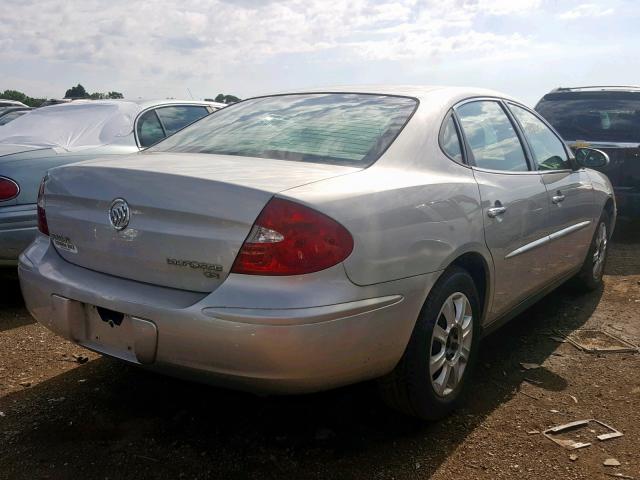 2G4WC552871124598 - 2007 BUICK LACROSSE C SILVER photo 4