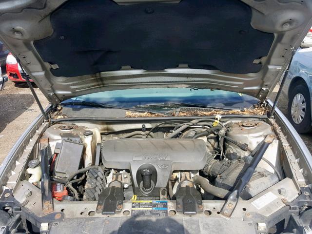 2G4WC552871124598 - 2007 BUICK LACROSSE C SILVER photo 7