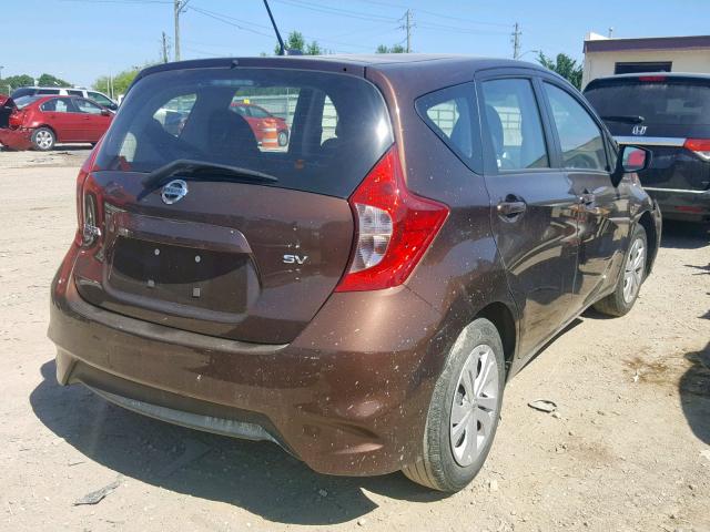 3N1CE2CP2HL354350 - 2017 NISSAN VERSA NOTE BROWN photo 4