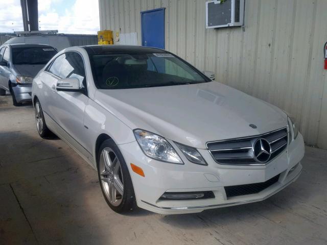 WDDKJ5KB8CF136983 - 2012 MERCEDES-BENZ E 350 WHITE photo 1