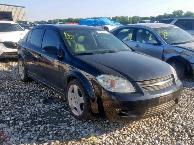 1G1AT58HX97144445 - 2009 CHEVROLET COBALT LT BLACK photo 1